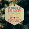 Teacher Quote Frosted Glass Ornament - Hexagon (Lifestyle)