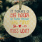 Teacher Quote Frosted Glass Ornament - Round (Lifestyle)