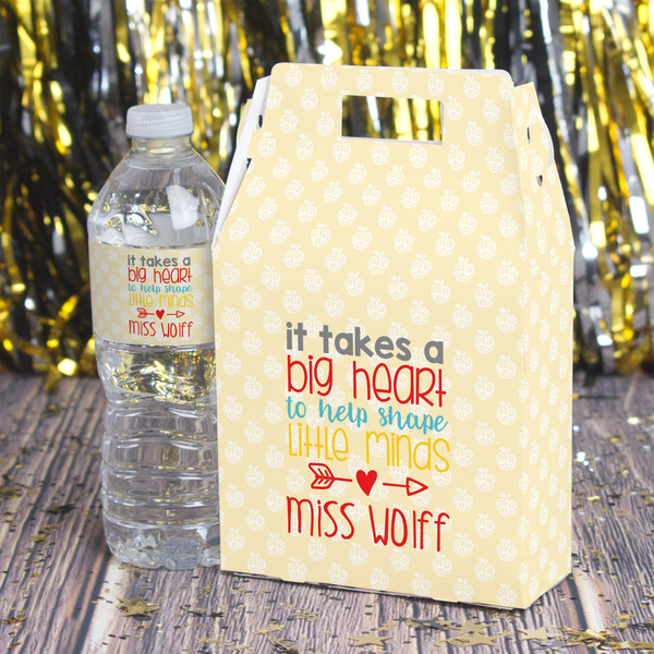 Teacher Quote Gable Favor Box - In Context