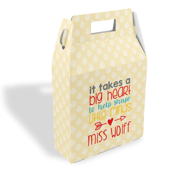 Custom Teacher Gift Gable Favor Box (Personalized)