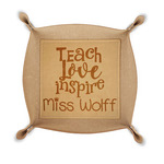 Teacher Gift Genuine Leather Valet Tray (Personalized)