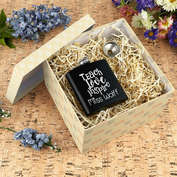 Teacher Quote Gift Boxes with Lid - Canvas Wrapped - X-Large - In Context