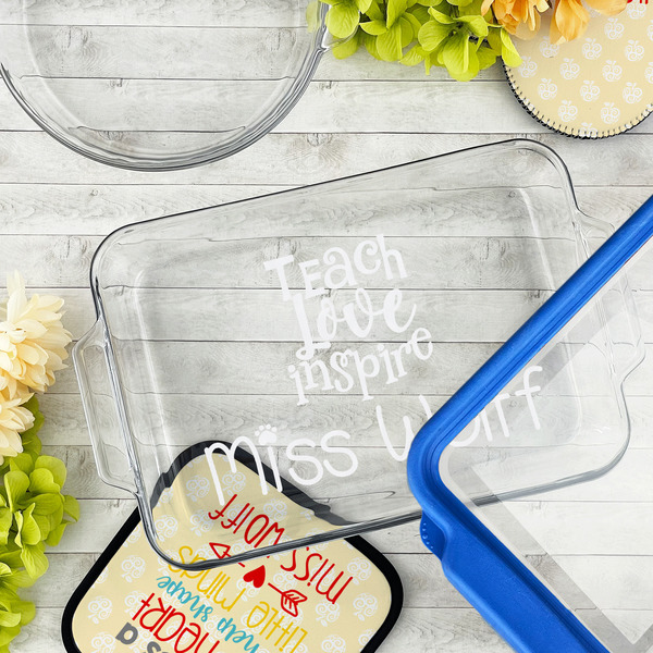 Teacher Quote Glass Baking Dish - LIFESTYLE (13x9)