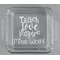 Teacher Quote Glass Cake Dish - APPROVAL (8x8)
