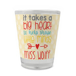 Teacher Gift Glass Shot Glass - 1.5 oz - Single (Personalized)