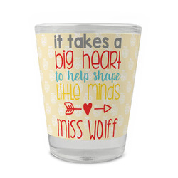 Teacher Gift Glass Shot Glasses - 1.5 oz - Set of 4 (Personalized)