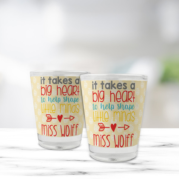 Teacher Quote Glass Shot Glass - Standard - LIFESTYLE