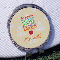 Teacher Gift Golf Ball Marker - Hat Clip (Personalized)