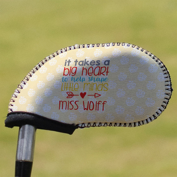 Custom Teacher Gift Golf Club Iron Cover (Personalized)