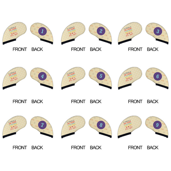 Teacher Quote Golf Club Covers - APPROVAL (set of 9)