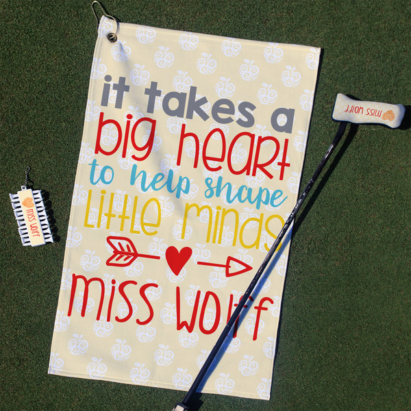 Custom Teacher Gift Golf Towel Gift Set (Personalized)