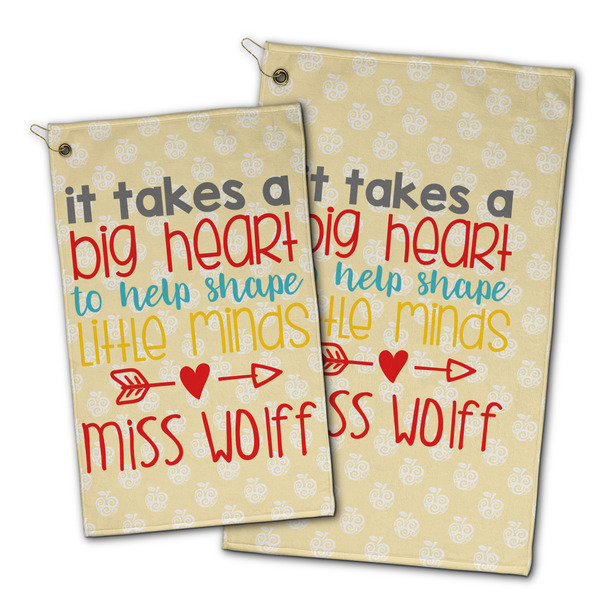 Teacher Quote Golf Towel - PARENT (small and large)