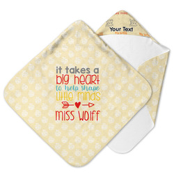 Teacher Gift Hooded Baby Towel (Personalized)