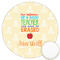 Teacher Gift Printed Cookie Topper - 3.25" (Personalized)
