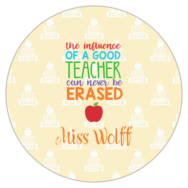 Teacher Quote Icing Circle - Large - Single
