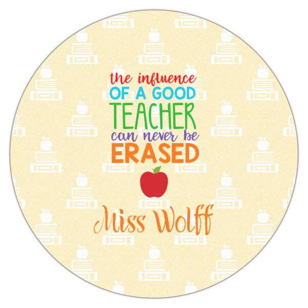 Teacher Quote Icing Circle - Small - Single