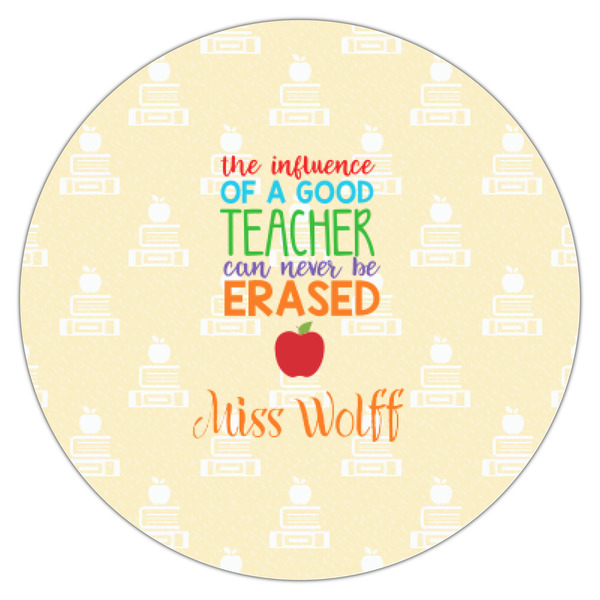 Teacher Quote Icing Circle - XSmall - Single
