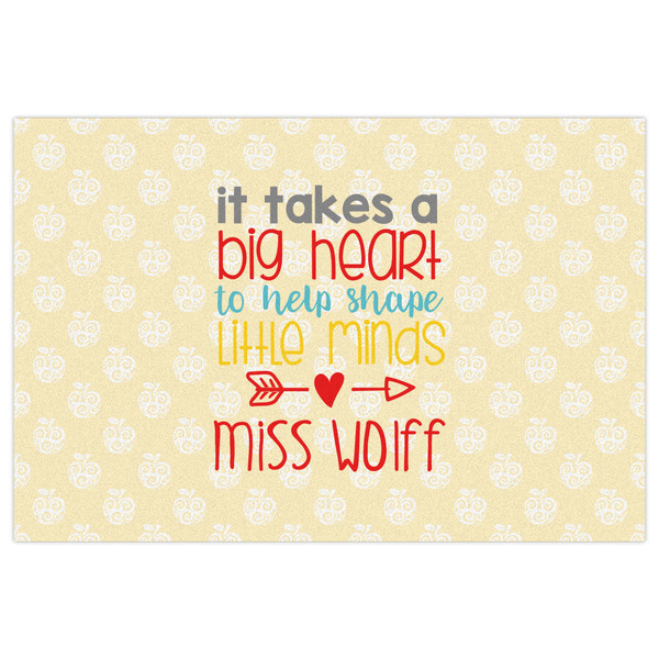 Teacher Quote Indoor / Outdoor Rug - 2'x3' - Front Flat