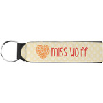 Teacher Gift Neoprene Keychain Fob (Personalized)