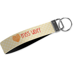 Teacher Gift Webbing Keychain Fob - Large (Personalized)