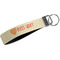 Teacher Quote Webbing Keychain FOB with Metal