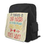 Teacher Quote Preschool Backpack (Personalized)