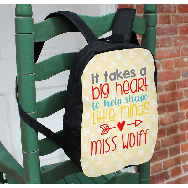 Teacher Quote Kids Backpack - In Context