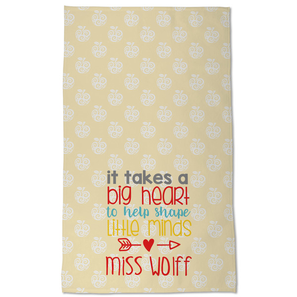 Teacher Quote Kitchen Towel - Poly Cotton - Full Front