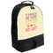 Teacher Quote Large Backpack - Black - Angled View