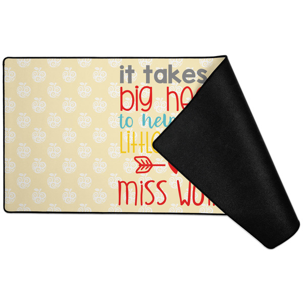 Teacher Quote Large Gaming Mats - FRONT W/ FOLD