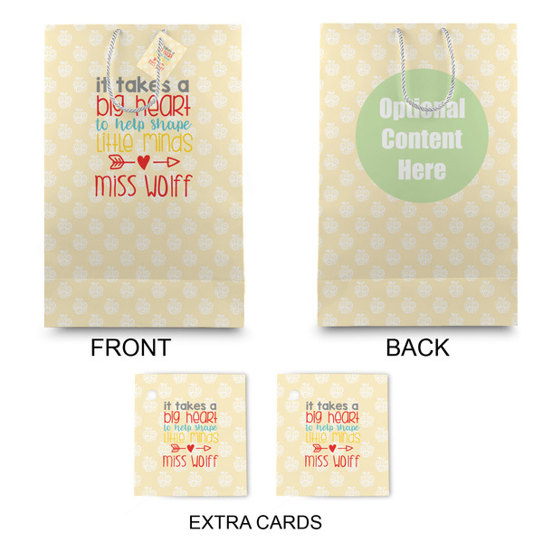 Teacher Quote Large Gift Bag - Approval