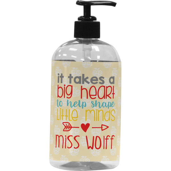 Custom Teacher Gift Plastic Soap / Lotion Dispenser (Personalized)