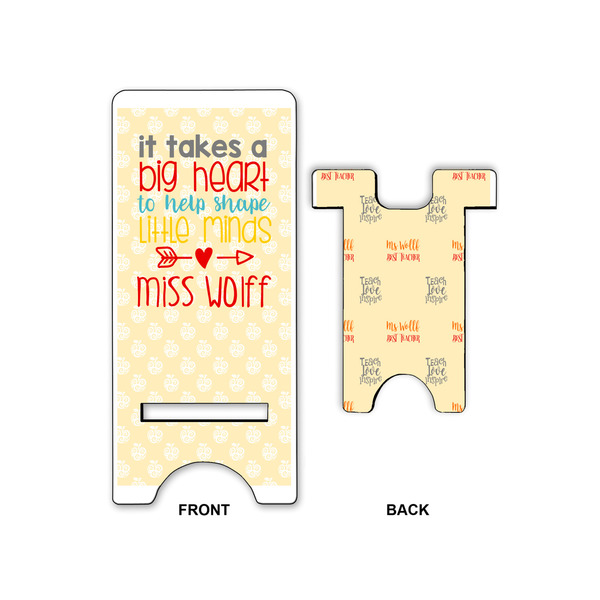 Teacher Quote Large Phone Stand - Front & Back