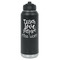 Teacher Quote Laser Engraved Water Bottles - Front View