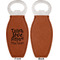 Teacher Quote Leather Bar Bottle Opener - Front and Back (single sided)