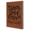 Teacher Gift Leather Sketchbook (Personalized)