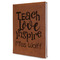 Teacher Gift Leatherette Journal - Large - Single-Sided (Personalized)