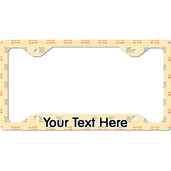Teacher Gift License Plate Frame - Style C (Personalized)