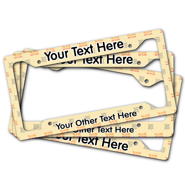Teacher Quote License Plate Frames - (PARENT MAIN)