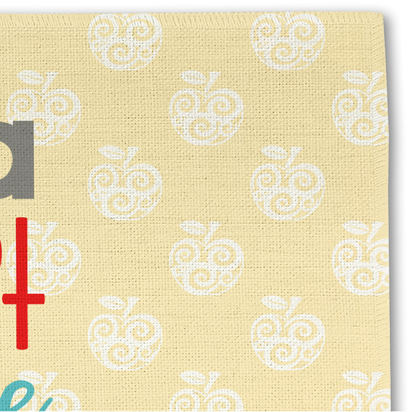 Teacher Quote Linen Placemat - DETAIL