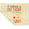 Teacher Gift Double-Sided Linen Placemat - Single (Personalized)