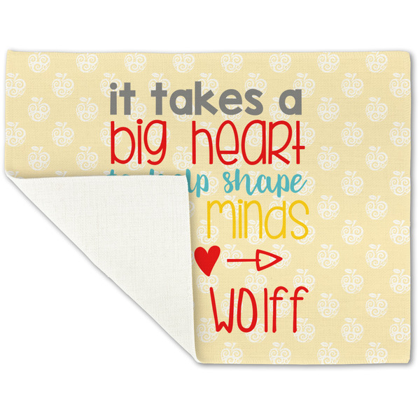 Teacher Quote Linen Placemat - Folded Corner (single side)