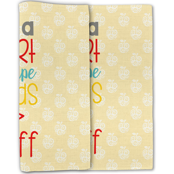 Teacher Quote Linen Placemat - Folded Half (double sided)