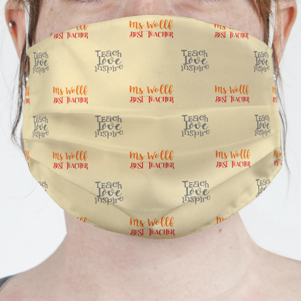 Custom Teacher Gift Face Mask Cover (Personalized)