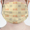 Teacher Quote Mask - Pleated (new) Front View on Girl