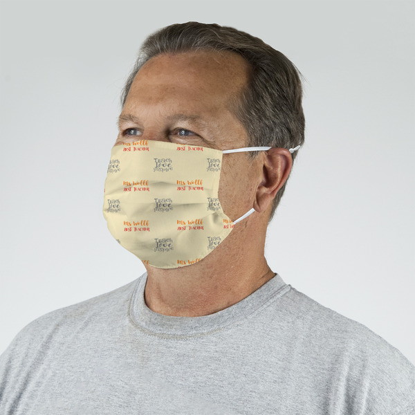 Teacher Quote Mask - Quarter View on Guy