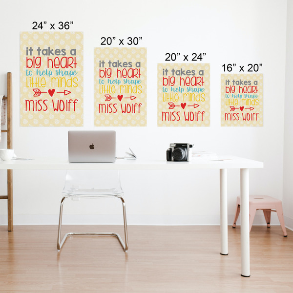 Teacher Quote Matte Poster - Sizes