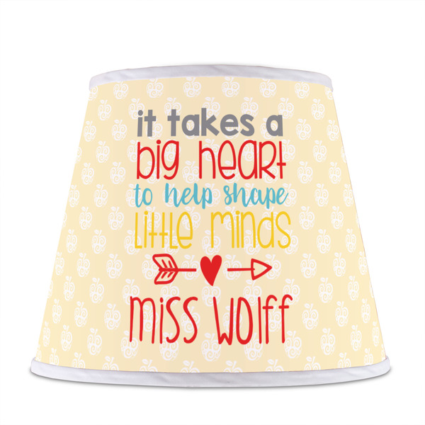 Teacher Quote Poly Film Empire Lampshade - Front View