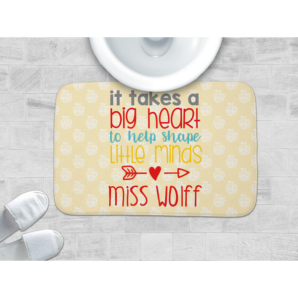 Teacher Quote Memory Foam Bath Mat - LIFESTYLE 34x21