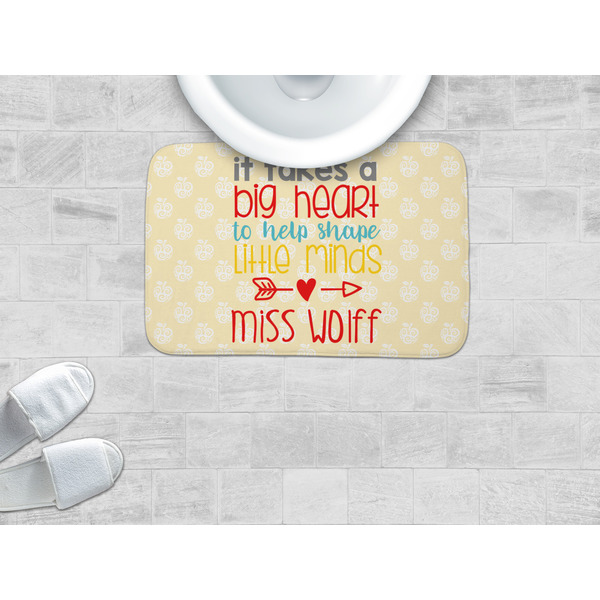 Teacher Quote Memory Foam Bath Mat - LIFESTYLE